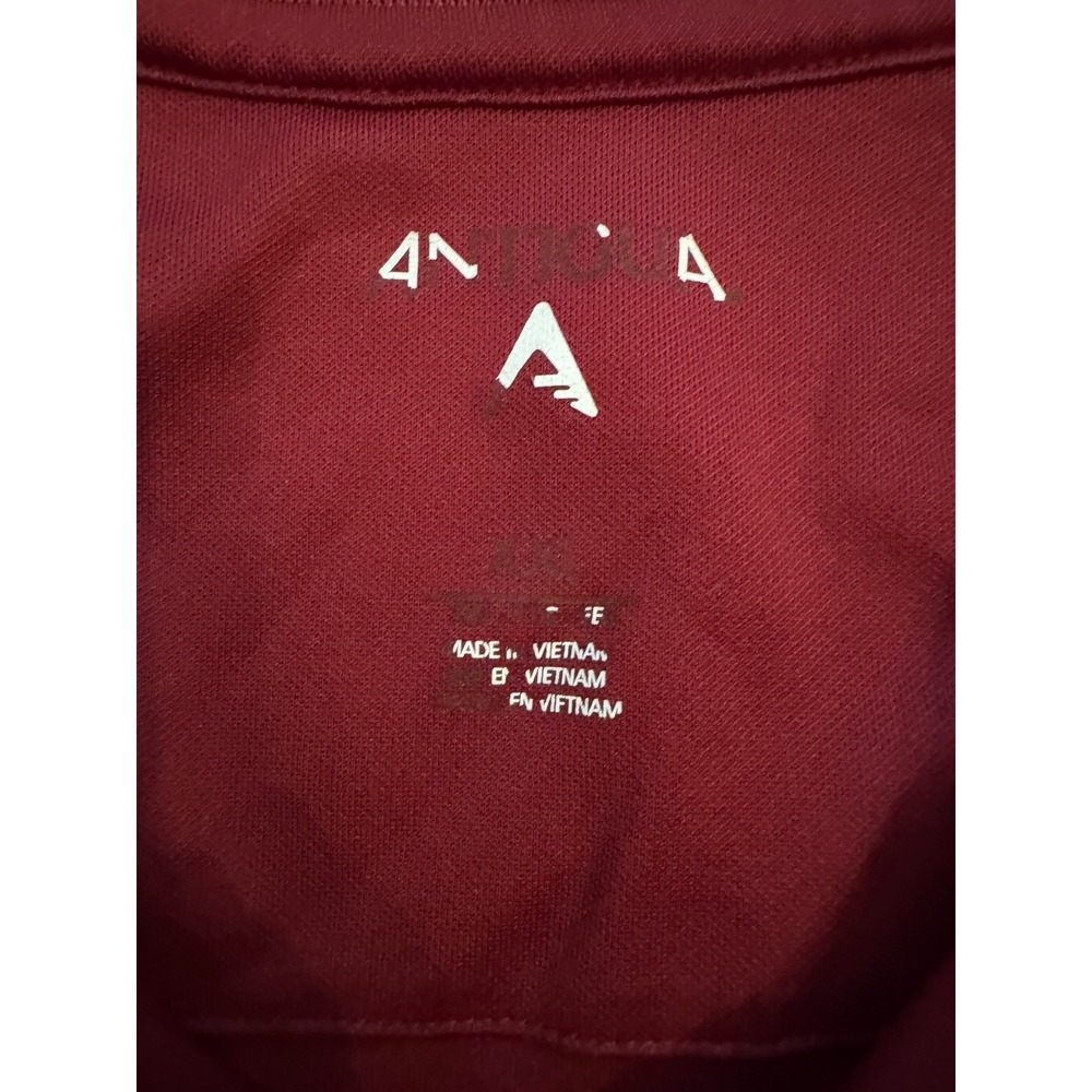 Antigua Mens Florida State Seminoles FSU Polo Shirt Garnet Maroon Size XL - Picture 3 of 3